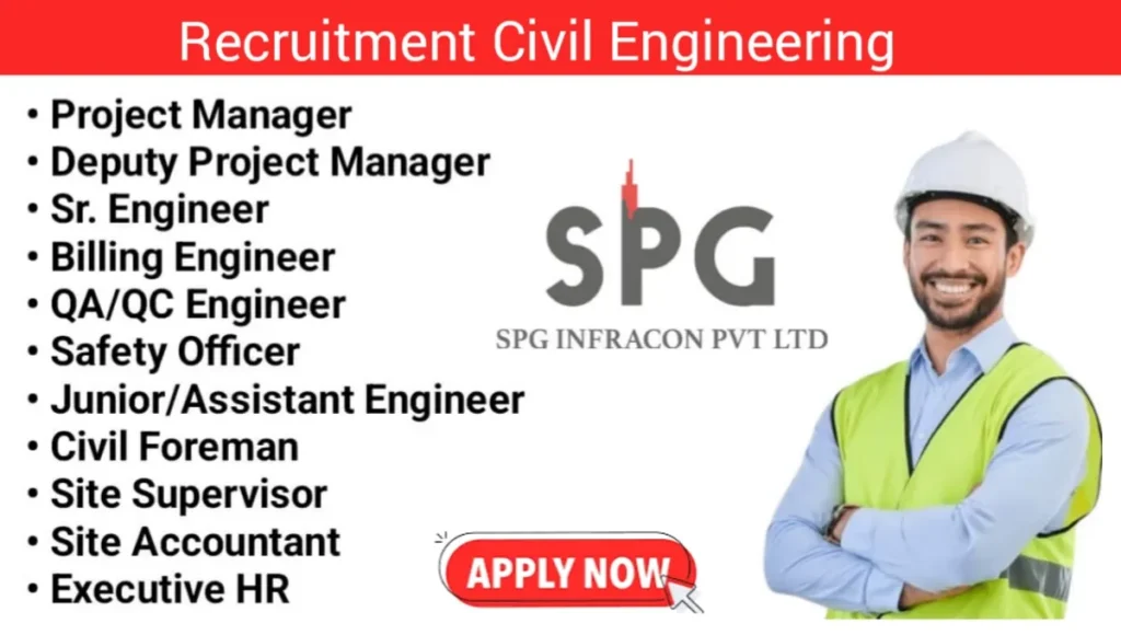 SPG Infracon Pvt Ltd Hiring 2024