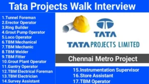 Tata Projects Ltd Vacancy