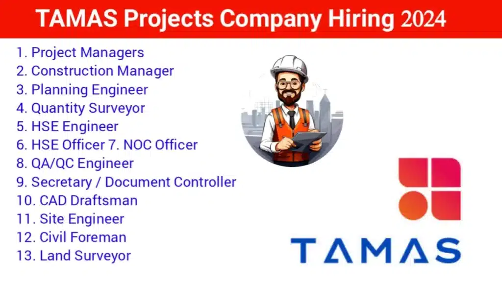 TAMAS Projects Company Hiring