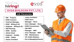 Evos Buildcon Pvt Ltd Hiring