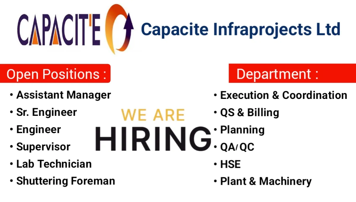 Capacite Infraprojects Ltd Walk-in Interviews at Navi Mumbai