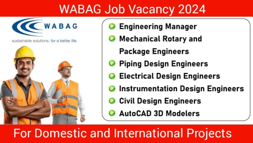 WABAG Job Vacancy 2024