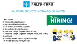 Kalpataru Projects International Ltd Jobs