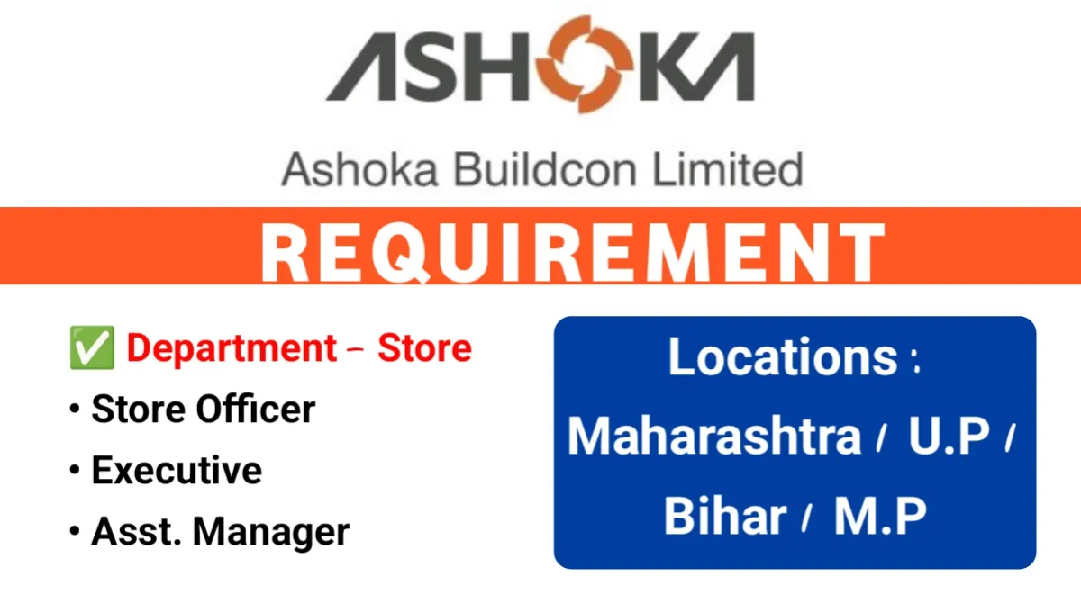 Ashoka Buildcon Ltd Recruitment