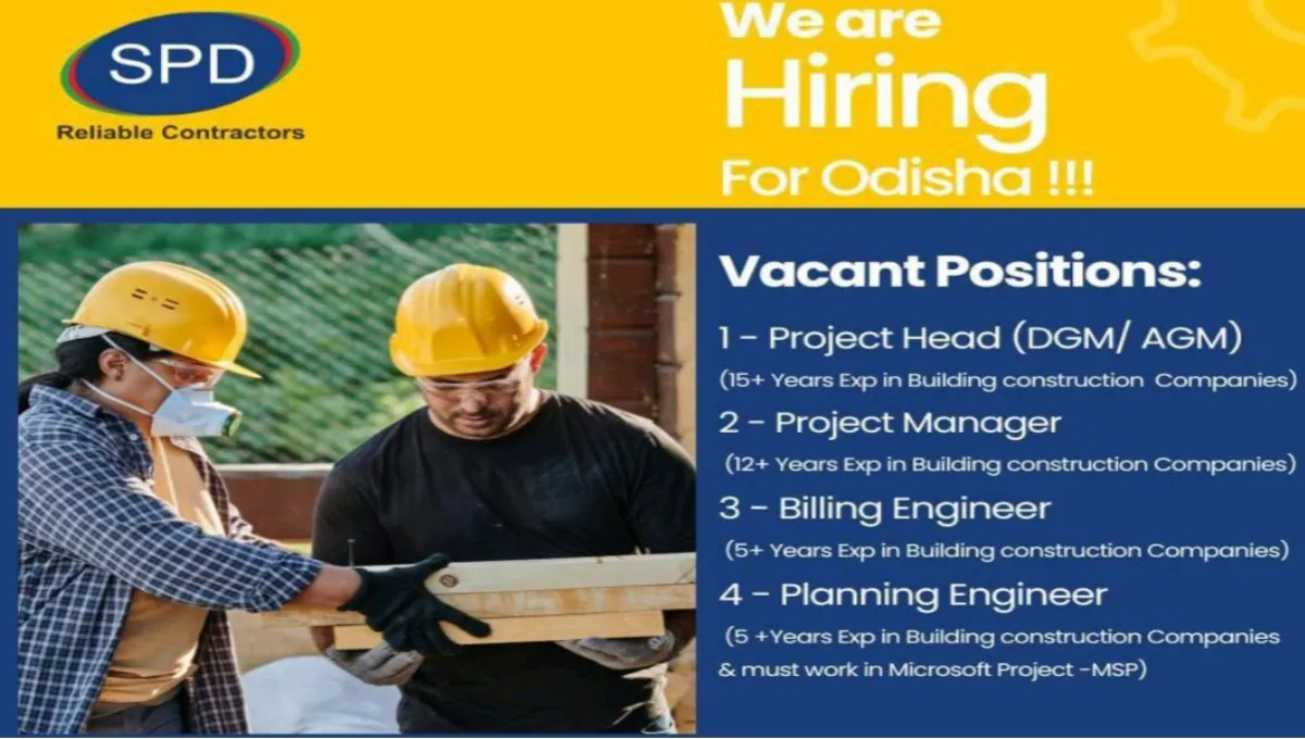 SPD Constructions Ltd Hiring 2024