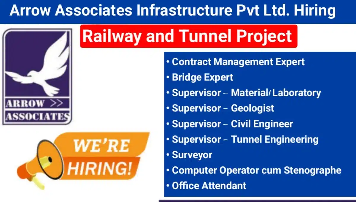 Arrow Associates Infrastructure Pvt Ltd Vacancy