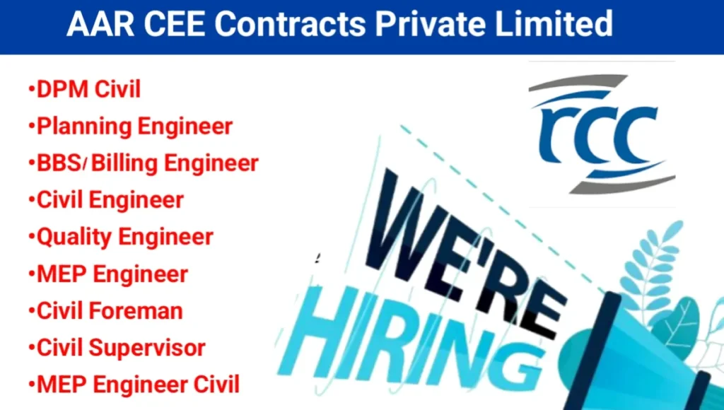 AAR CEE Contracts Pvt Ltd Careers