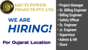 Kruti Power Projects Pvt Ltd Vacancy