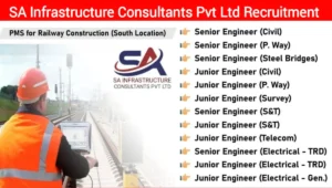 SA Infrastructure Consultants Pvt Ltd Hiring