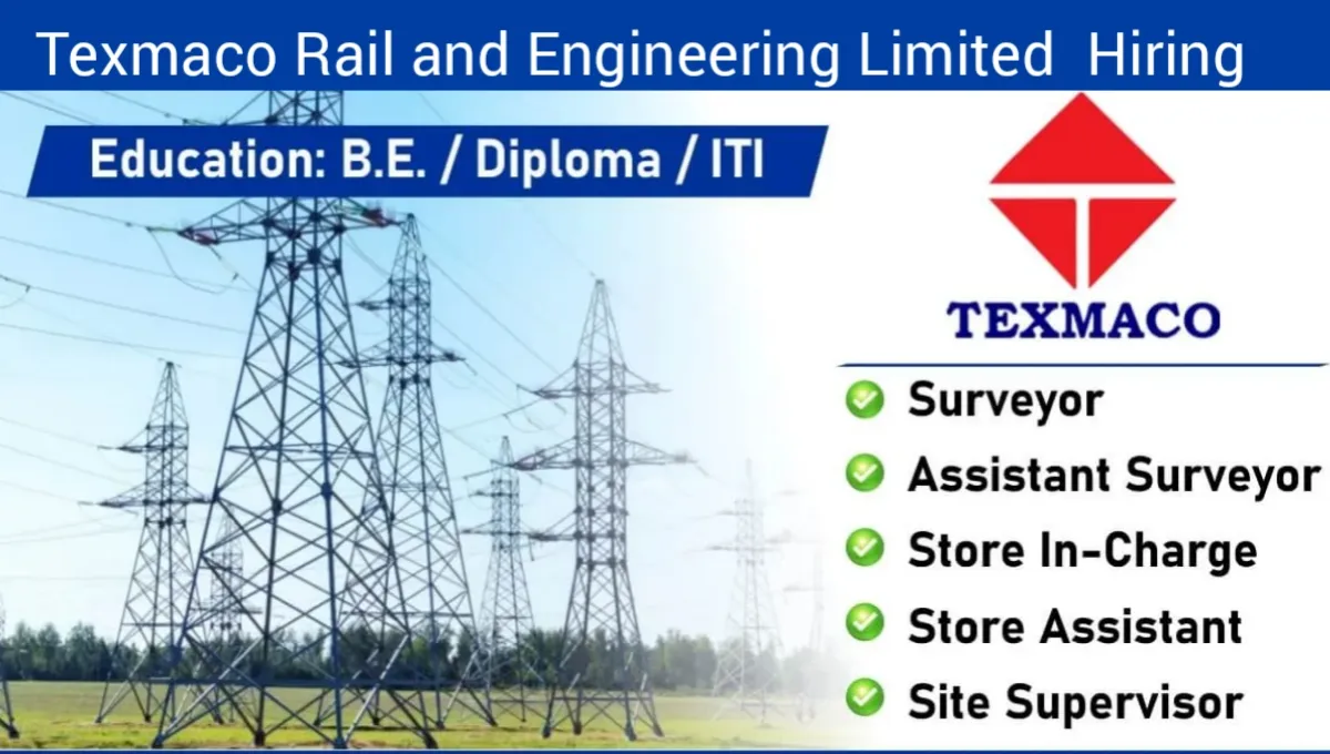 Texmaco Rail and Engineering Ltd Hiring