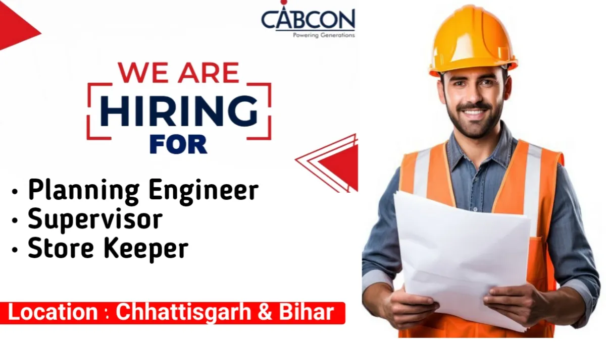 Cabcon India Pvt Ltd Vacancy