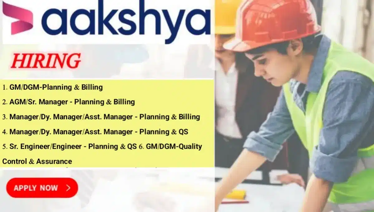 Aakshya Infra Projects Pvt Ltd Hiring