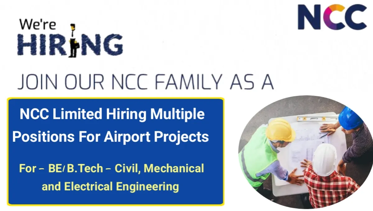 NCC Limited Mega Job Vacancy 2024