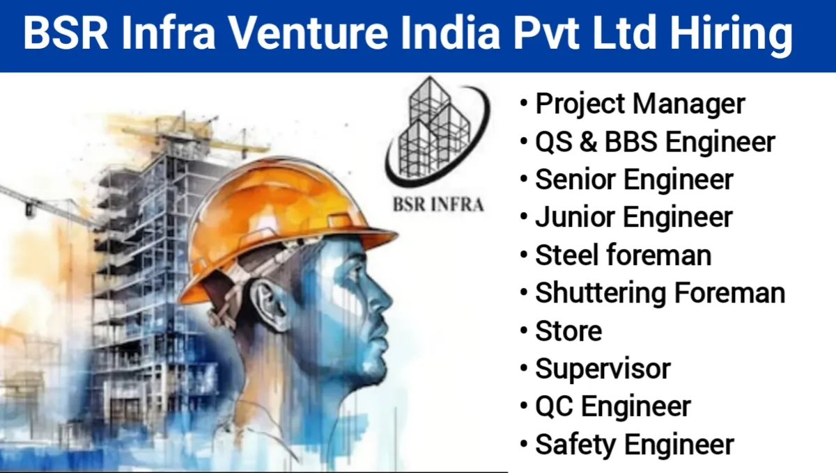 BSR Infra Venture Pvt Ltd Vacancy