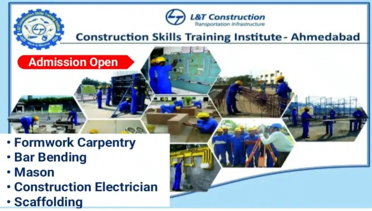 Construction Skills Training Institute, Ahmedabad Admission Open 2024