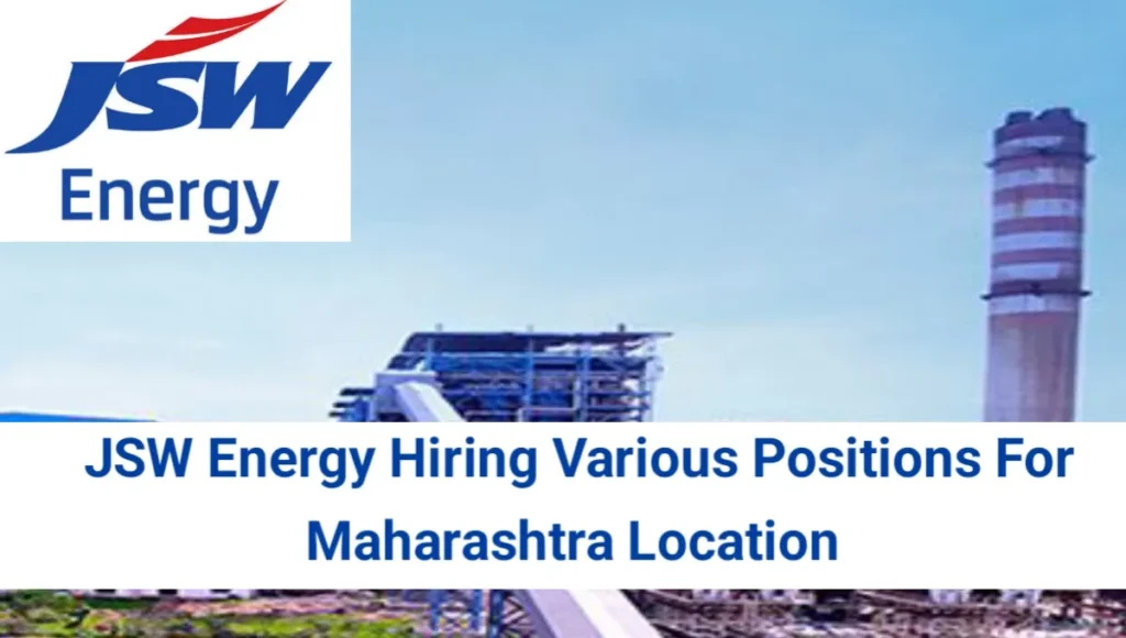 JSW Energy Job Vacancy