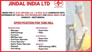 Exciting Job Opportunities at Jindal India Ltd