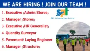 SPL Infrastructure Pvt Ltd Job Vacancy