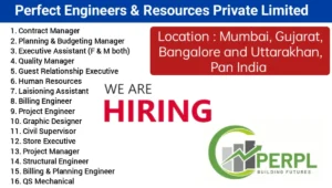 Perfect Engineers & Resources Pvt Ltd Vacancy