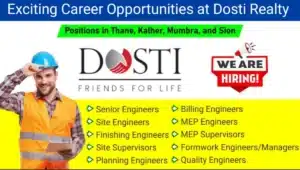 Dosti Realty Job Vacancy