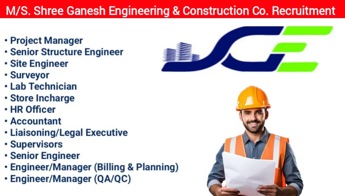 M/S. Shree Ganesh Engineering & Construction Co. Hiring