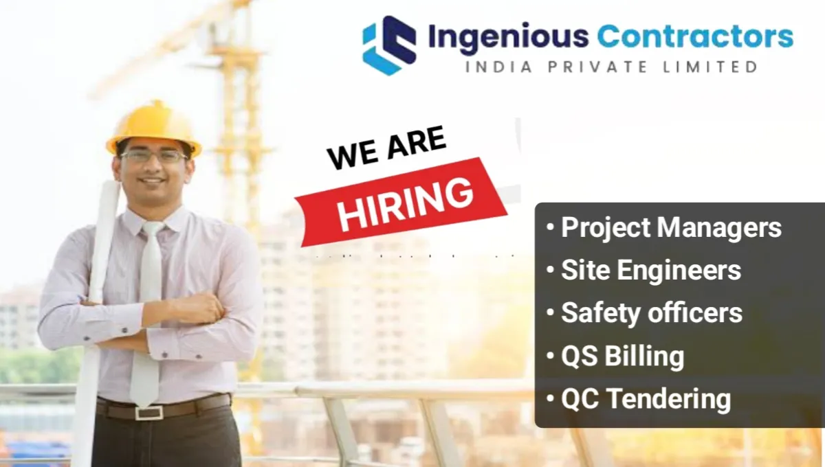 Ingenious Contractors India Pvt Ltd Vacancy