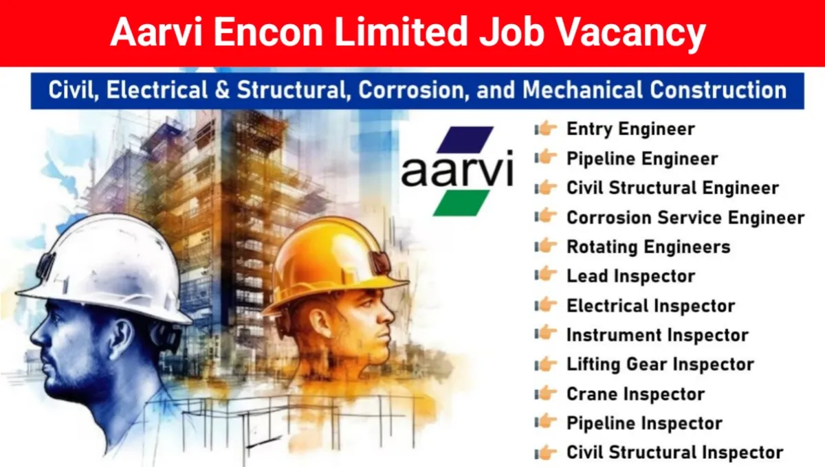 Aarvi Encon Limited New Job Vacancy