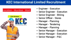 KEC International Ltd Job Vacancy