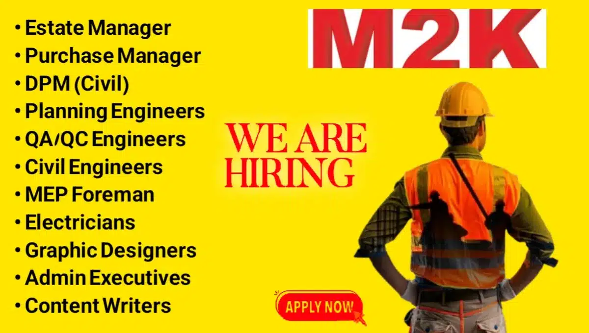 M2K Group Mega Job Vacancy