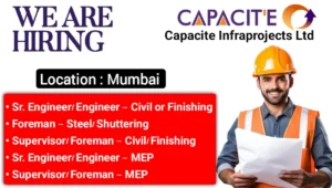 Capacite Infraprojects Ltd Walk-In Interview Mumbai