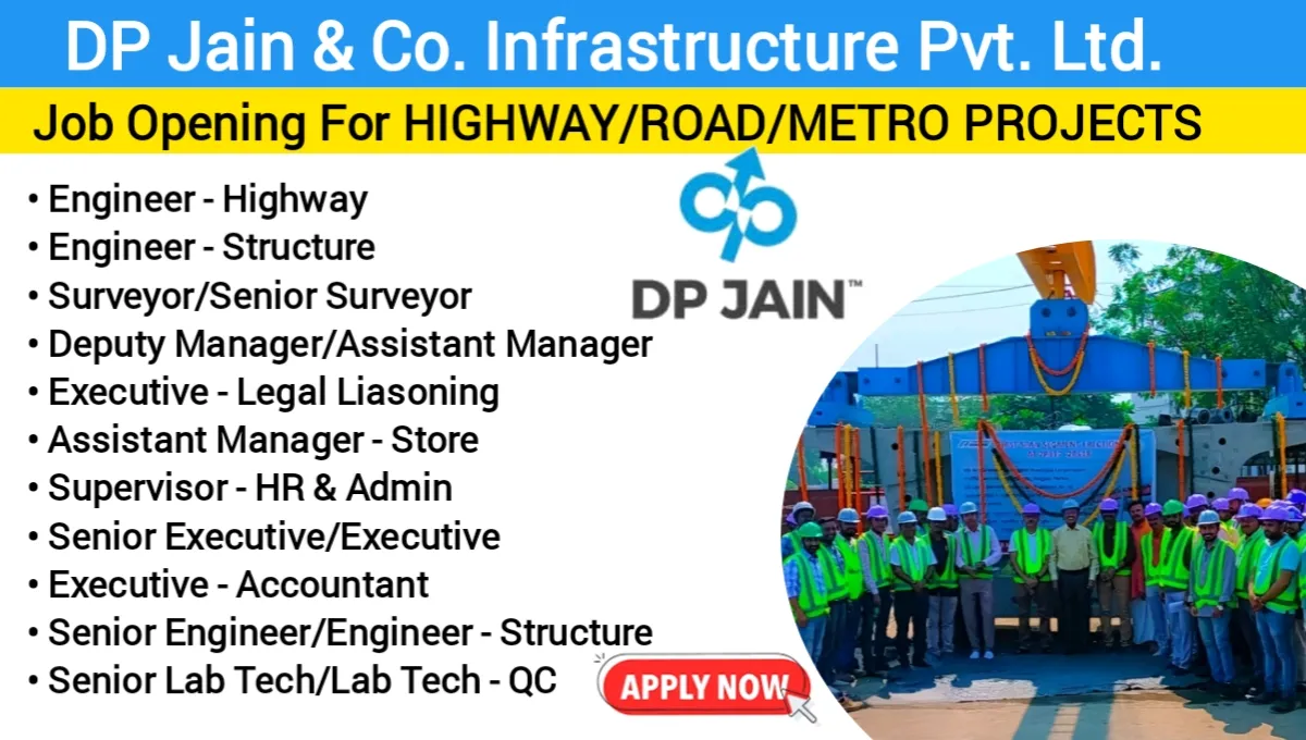 DP Join & Co. Infrastructure Pvt Ltd Vacancy