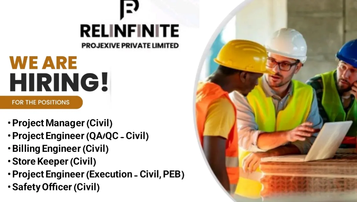 Relinfinite Projexive Pvt Ltd Vacancy