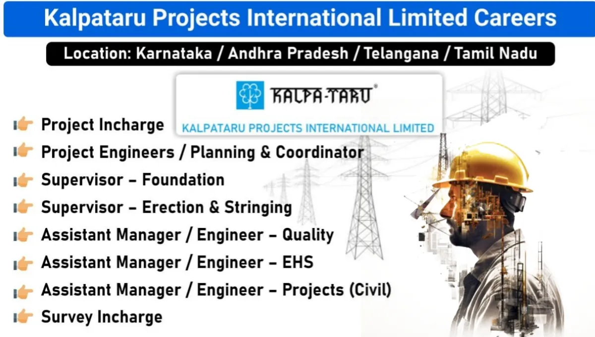 Kalpataru Projects International Ltd Careers