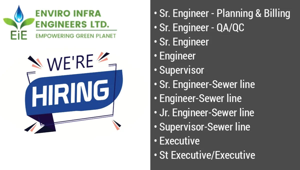 Enviro Infra Engineers Ltd Vacancy