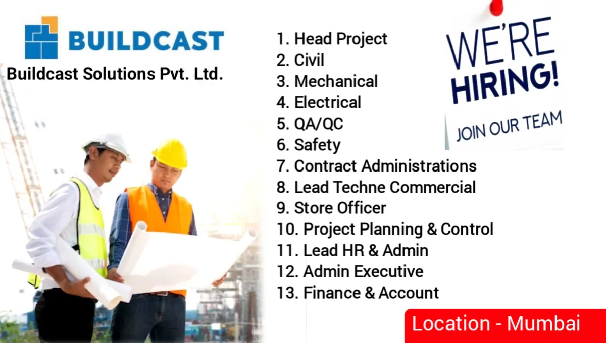 Buildcast Solutions Pvt Ltd Hiring