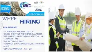 Exciting Career Opportunities at MKC Infrastructure