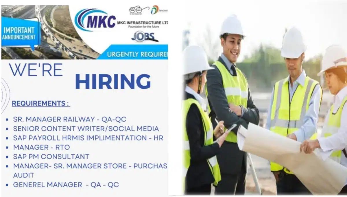 Exciting Career Opportunities at MKC Infrastructure