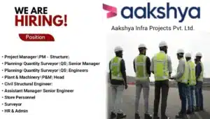 Aakshya Infra Projects Pvt Ltd Hiring