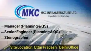 MKC Infrastructure Ltd Careers