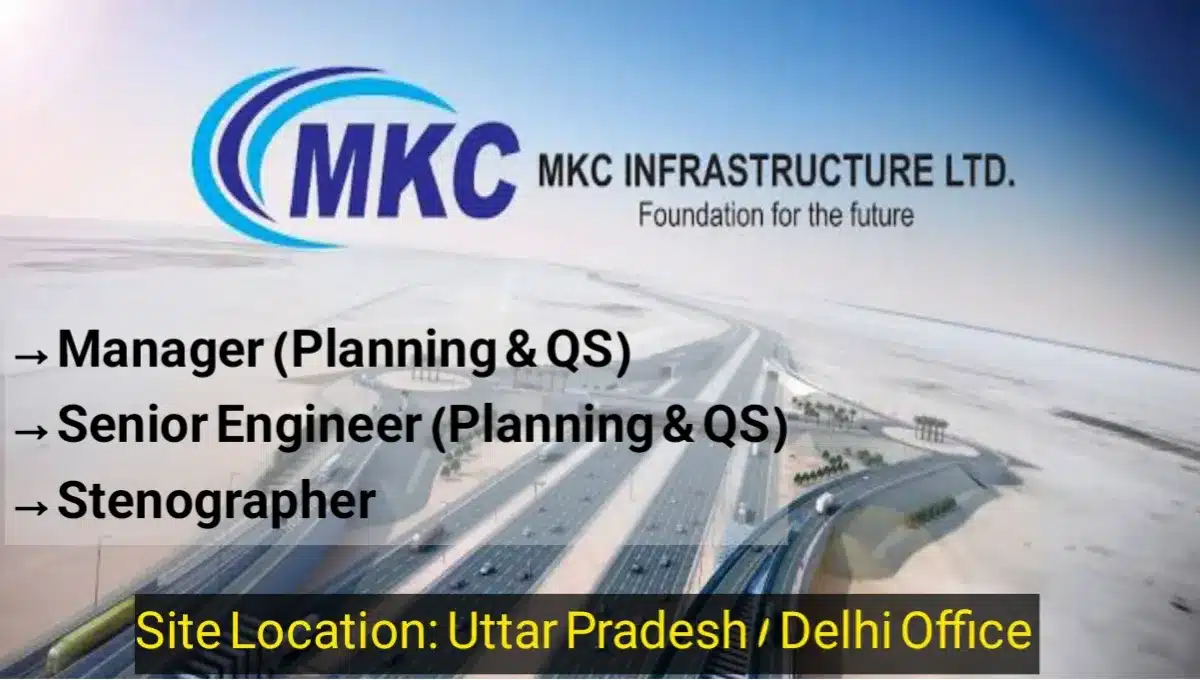 MKC Infrastructure Ltd Careers