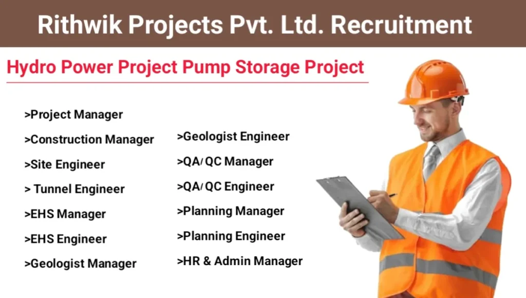 Rithwik Projects Pvt Ltd Vacancy