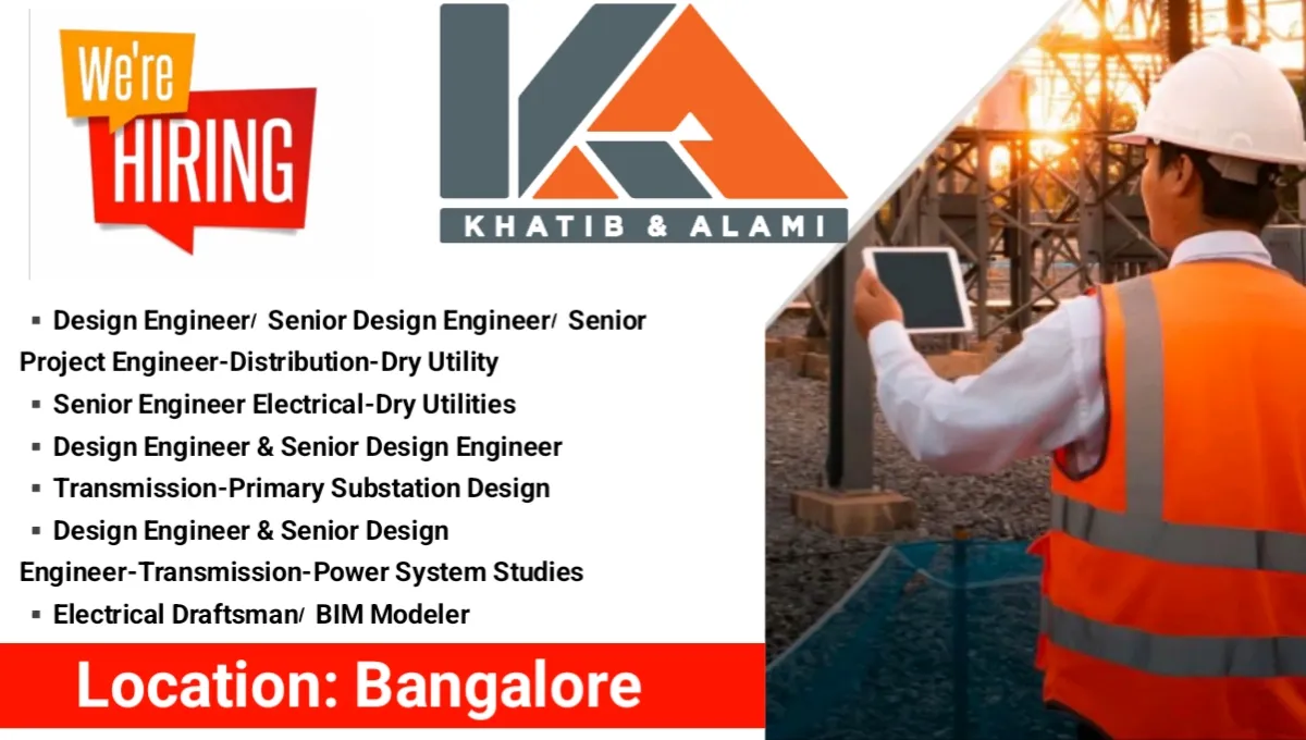 Khatib & Alami Walk-In Interview at Bangalore