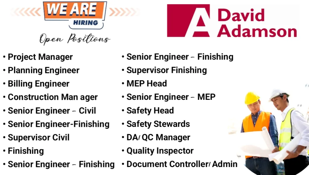 David Adamson Group Vacancy