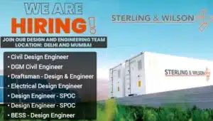 Sterling and Wilson Renewable Energy Careers