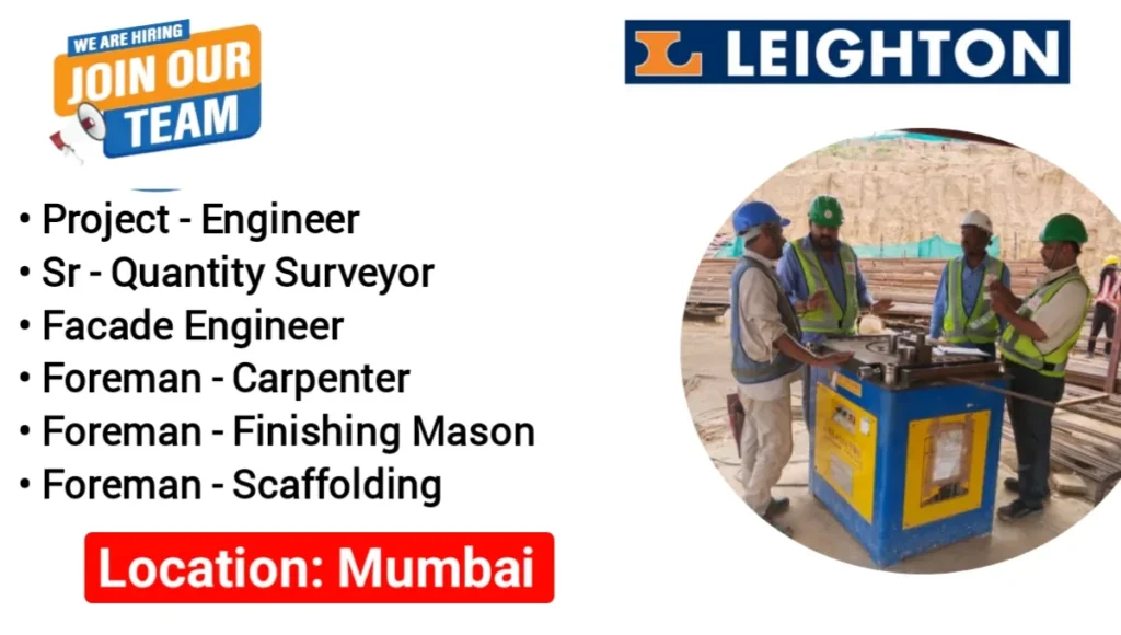 Leighton India Hiring