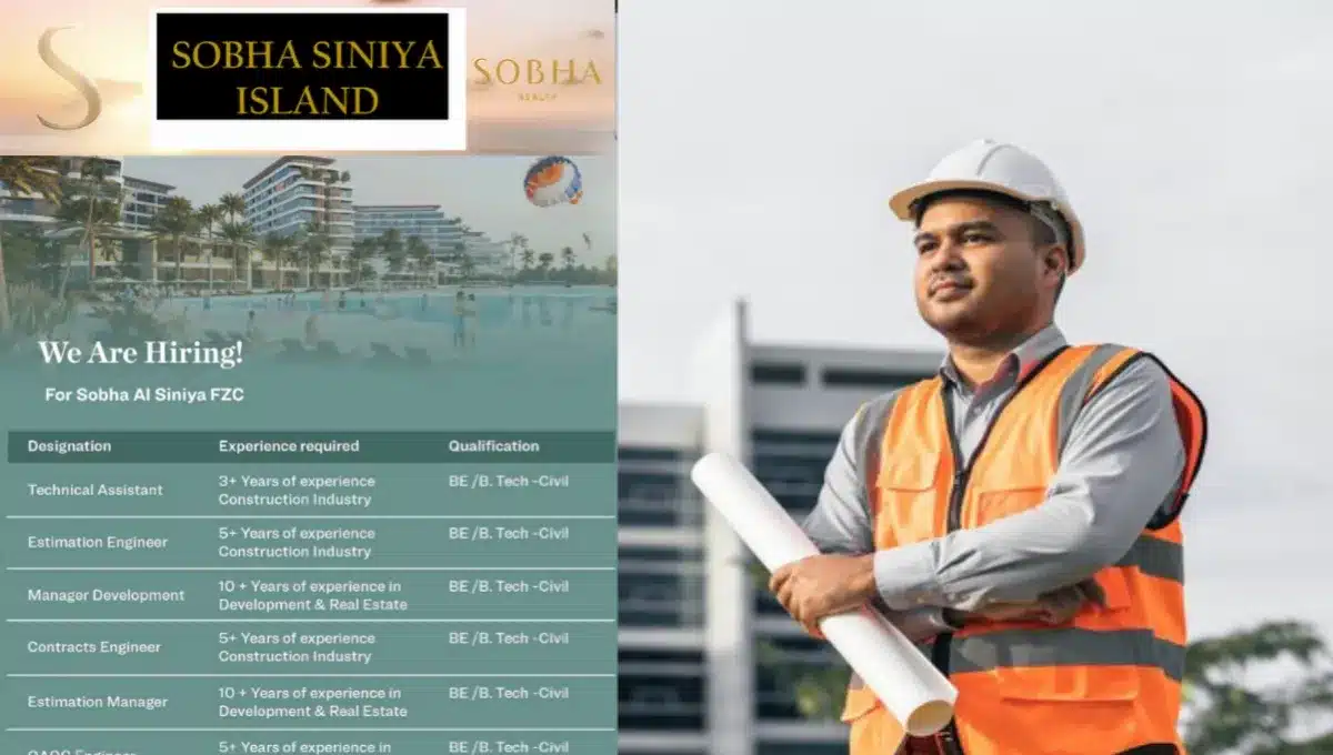 Sobha AL Siniya Hiring