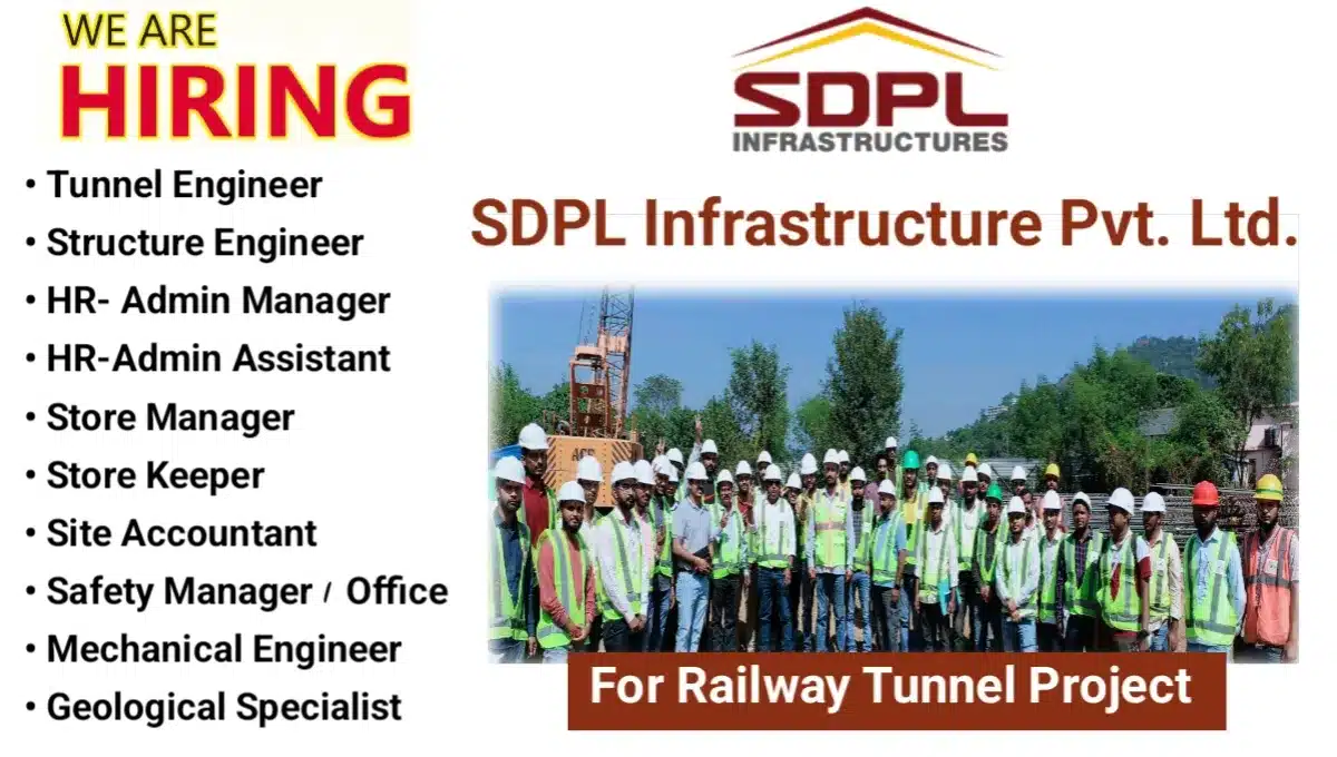 SDPL Infrastructure Pvt Ltd Vacancy