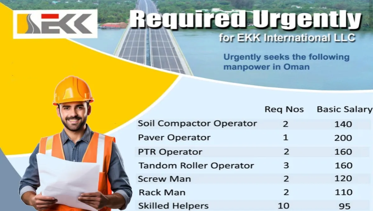 Ekk Infrastructure LLC Urgent Hiring