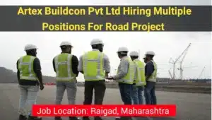 Artex Buildcon Pvt Ltd Vacancy