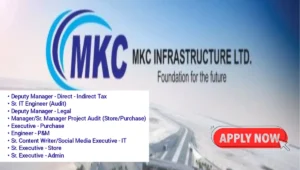 MKC Infrastructure Job Vacancy 2025